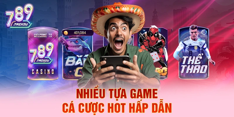 Kho game cá cược đa dạng tại rikvip